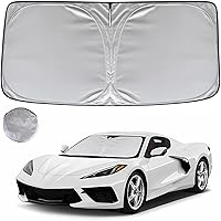 Vista 89 de KAYZT Parasol para parabrisas para Toyota Camry 2012-2017 LE XLE Hybrid SE XSE Sedan plegable, accesorios de ajuste personalizado para ventana