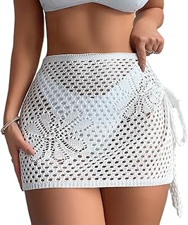 Kangnice Toalha de praia feminina, biquínis, saída de praia, crochê, roupa de banho, saia, sarongue, cachecol, roupa de banho, roupa de banho, fato de banho, fato de banho