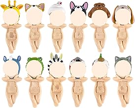 GNHG Character Surprise Collector's Box Decorative Figure Suitable for Mobile Phones, Computers or Vehicles (1 Random Item) (Animals Series A, Third Generation)