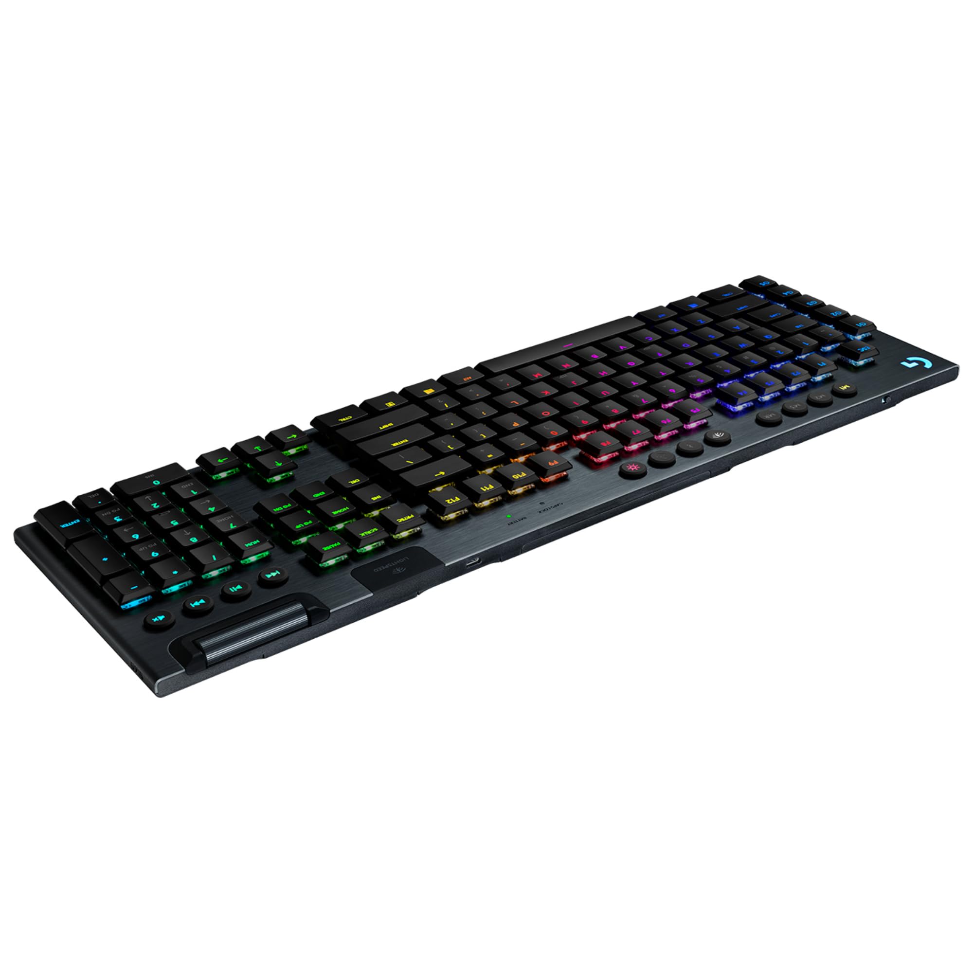 Logitech G915 LIGHTSPEED kabellose mechanische Gaming-Tastatur, Taktiler GL-Tasten-Switch, Französisches AZERTY Layout - Carbon