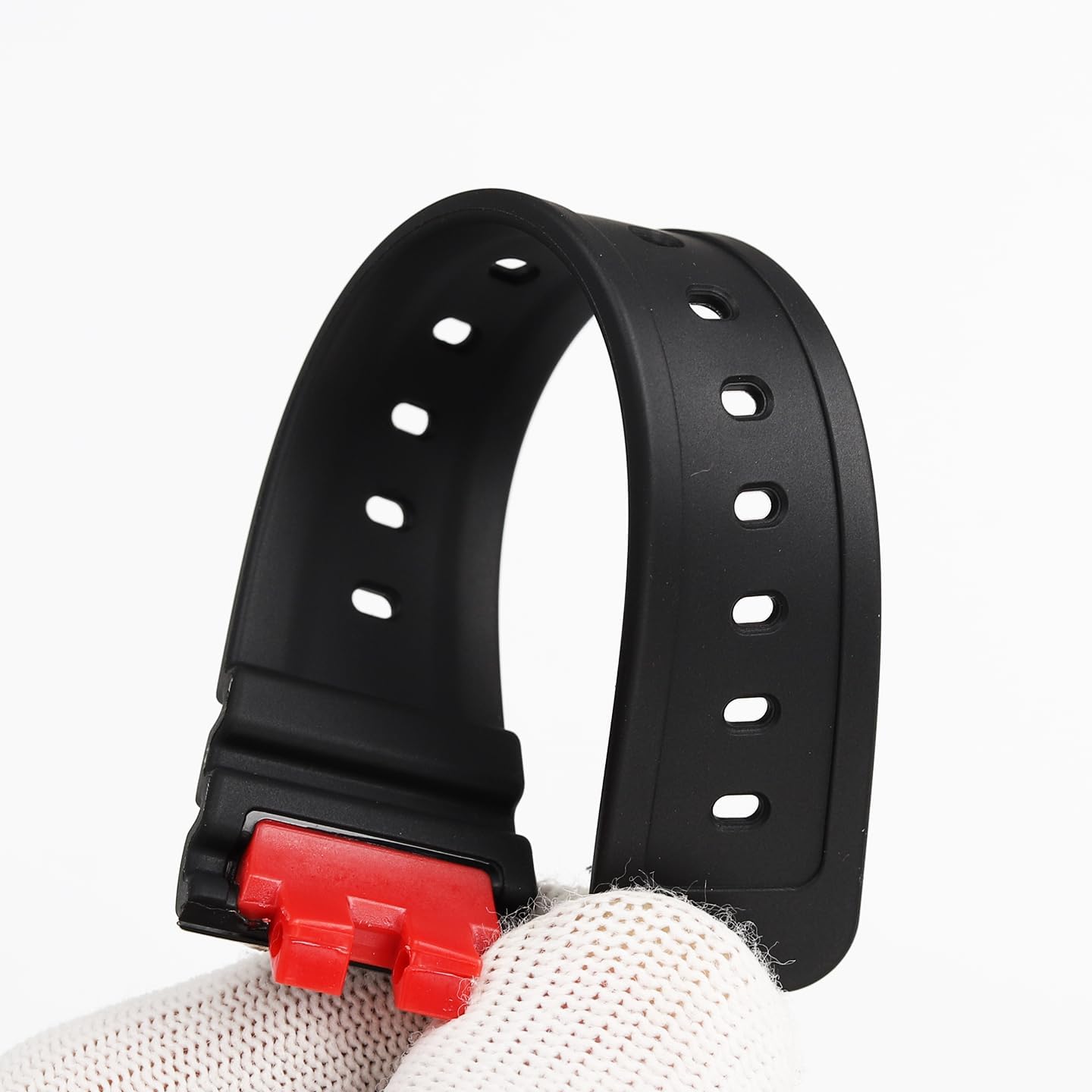 Resin Rubber Watch Band for Casio GMW-B5000 (Nicknamed Little Silver Block and Little Gold Brick)