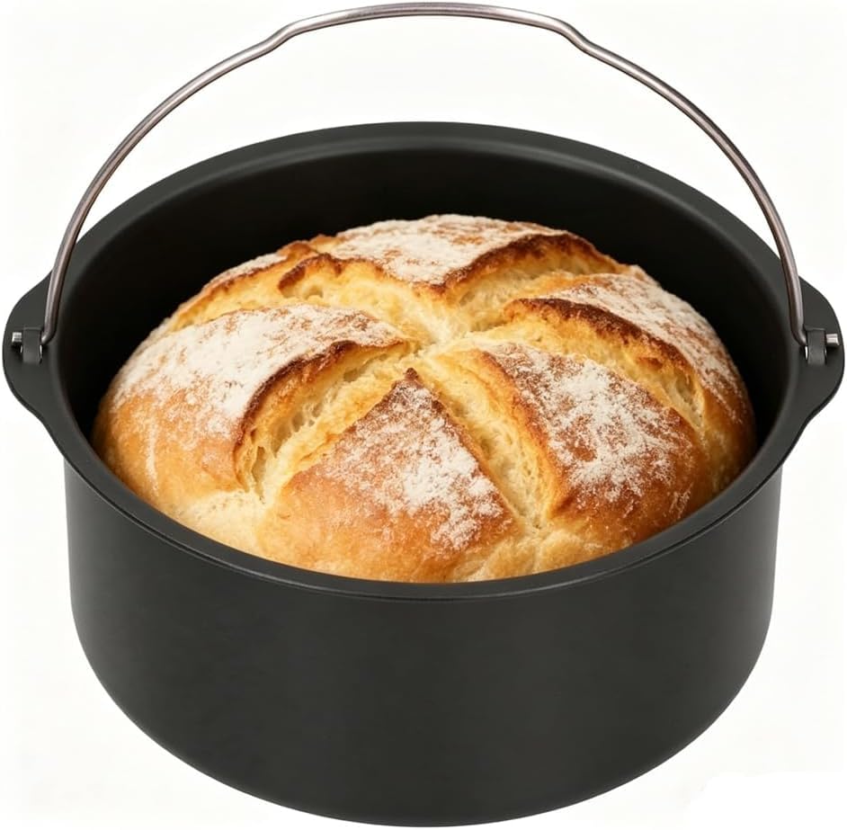 Carbon Steel Cake Barrel NonStick Cake Baking Pot Air Fryer Cake Tin