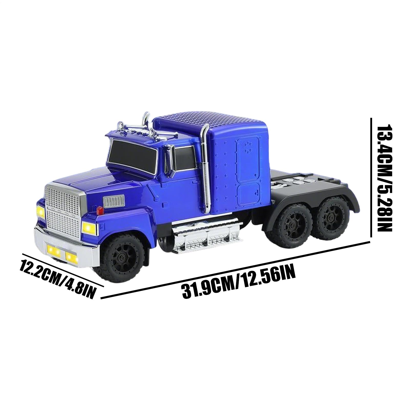 Altoparlanti da Tavolo Cassa a Forma di Camion con Microfono Integrato e | Altoparlante Senza Fili da Viaggio con LED e Radio FM Per Appassionati di Auto, Feste e Viaggio