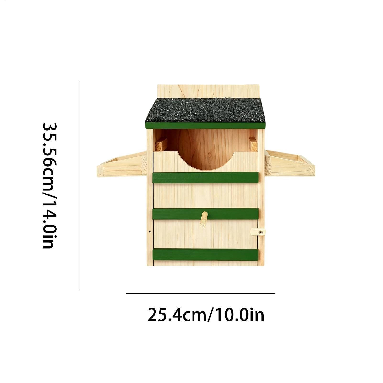 Skrzynka lęgowa sowa 35 x 25 cm odporny na warunki atmosferyczne dom ze
