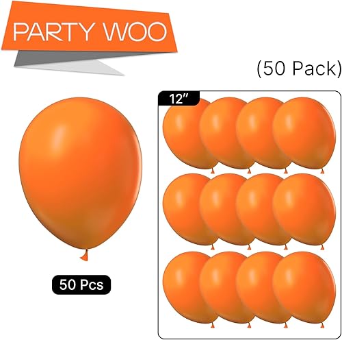 Vista 601 de PartyWoo Globos dorados metálicos, 50 globos metálicos dorados de 12 pulgadas, globos dorados para guirnalda de globos o arco de globos como