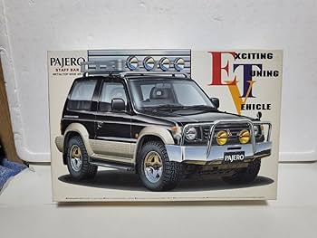 Amazon.co.jp: アオシマ 1/24 ETVシリーズ 三菱 パジェロ スタッフバー