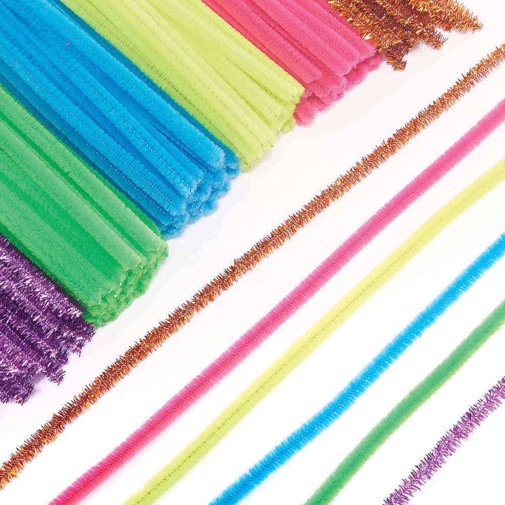 Baker Ross – 100 Cure-pipes Couleurs Naturelles – 30 Cm – Activité Créative – Dès 6 Ans