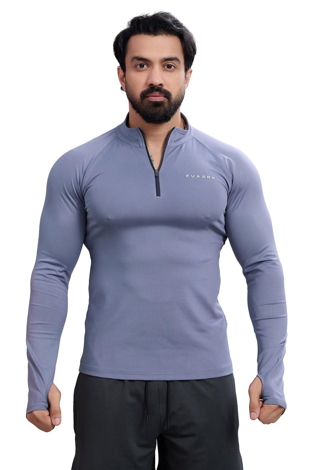 Men's Axis High Neck Pullover with Zip Closure