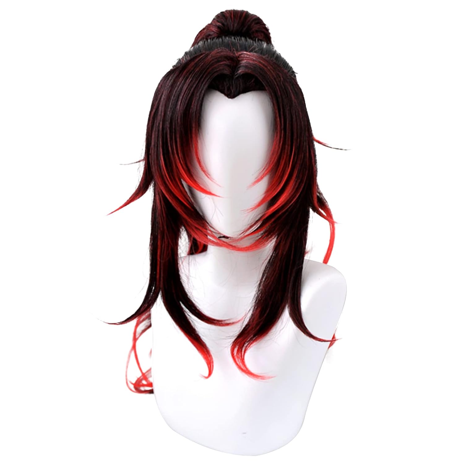 Ponytails Cosplay Wig Demon Slayer Costume Halloween Wigs for Women Men