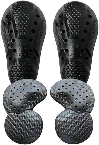 CE Armor Rodilleras Rodilleras para Motocicleta Pantalones de montar Protector Gear Gel Cushion 4 PCS