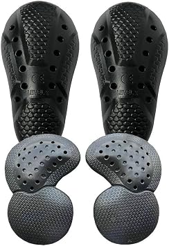 CE Armor Knee Hip Pads for Motorcycle Riding Pants Protector Gear Gel Cushion 4 PCS