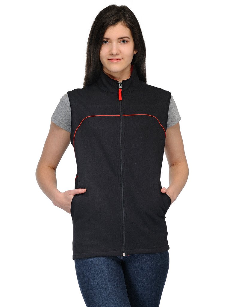 Sleeveless Jacket Women's withzip BlackFBA ljslv2xxl-image-44