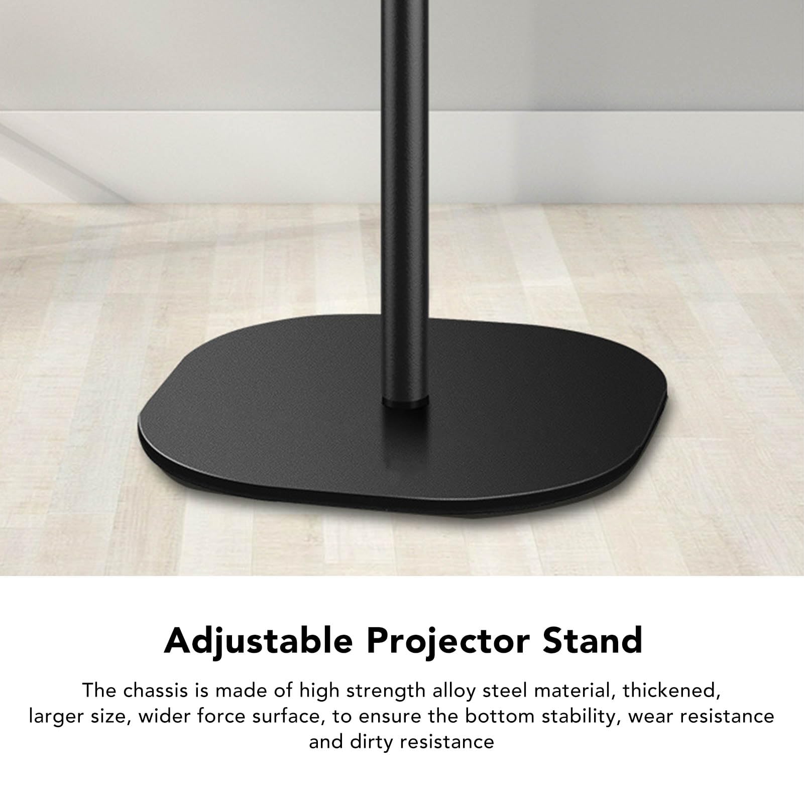 Support Réglable Multi-Angle à Structure Métallique Universelle pour Projecteur de Caméra avec Connecteur 1 à 4 Vis Châssis Haute Résistance, Pas de (Acier allié 2)