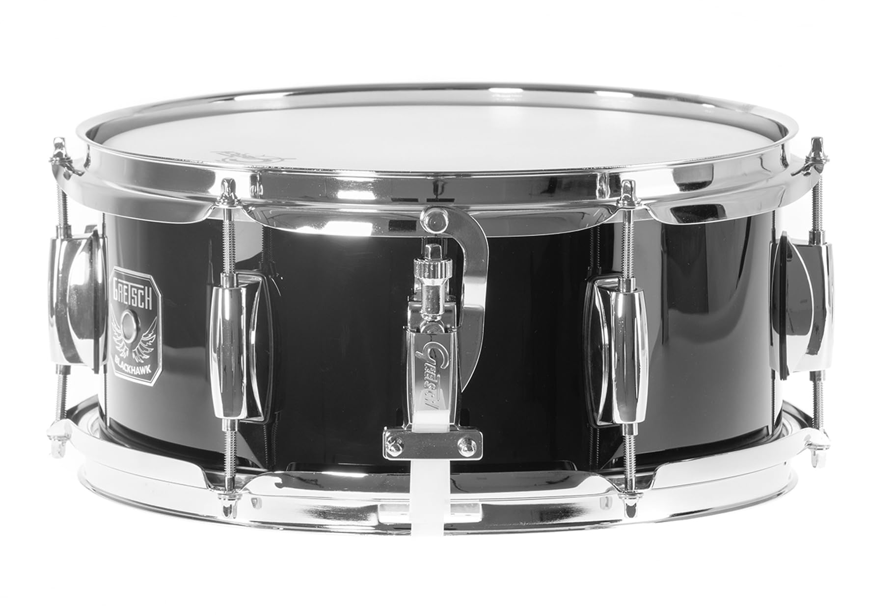 Gretsch SD Snare Drum - Black Hawk Mighty Mini - Full Range - fusto in pioppo a 7 strati - hardware cromata - nero - 12"x5,5" - BH-5512-BK