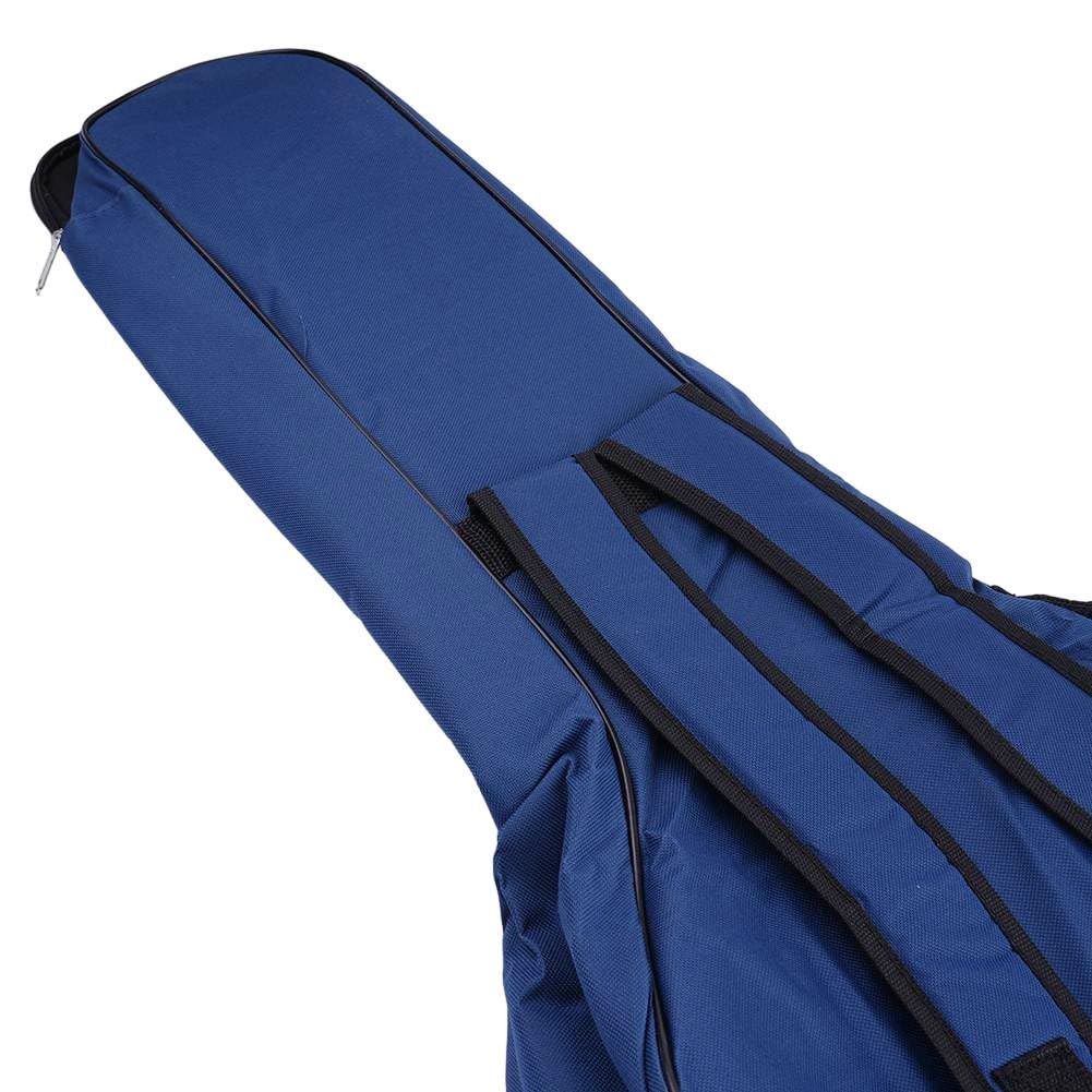 Custodia imbottita per chitarre acustiche e classiche da 104 cm, in nylon Oxford resistente all'acqua, con imbottitura spessa e fodera morbida, compatibile (blu)