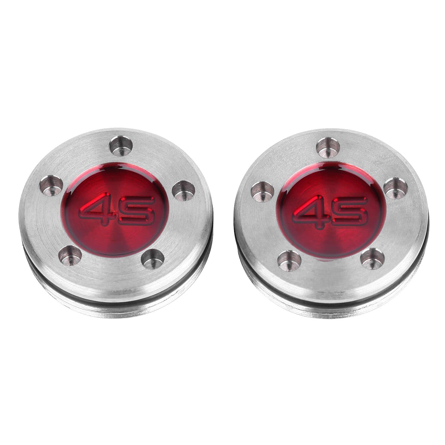 2pcs 5g/10g/15g/20g/25g/30g/35g/40g Choose weight Golf Custom Weights Compatible with Titleist Scotty Cameron Golf Club Putters Newport Red (2PCS 45g(Doesn't include Wrench))