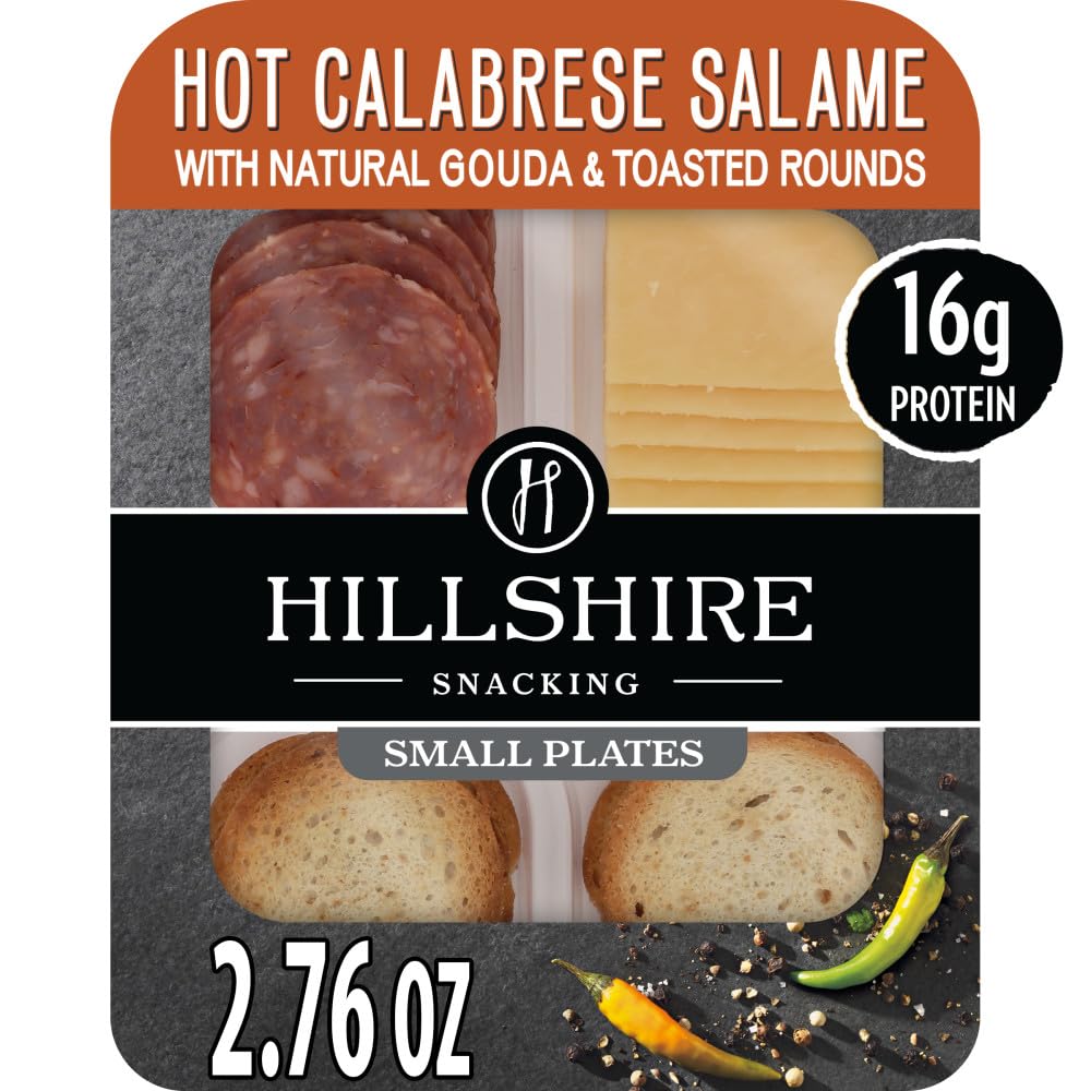 Hillshire Snacking Small Plates Hot Calabrese Salame & Gouda, 2.76 oz