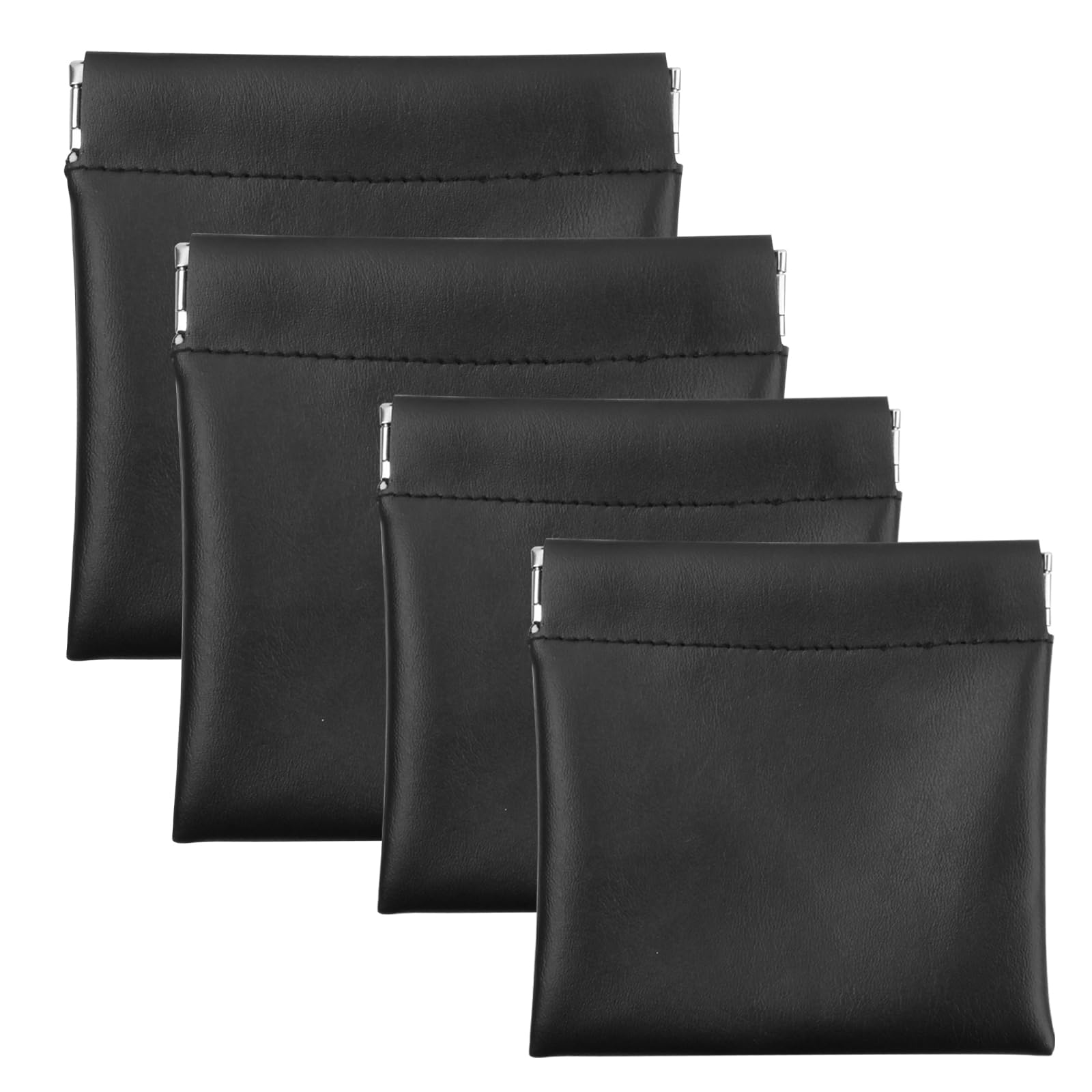 Portamonete Animaletti In Tela - Set 4 Pezzi Con Cerniera Per Monete E Carte - Foto 4