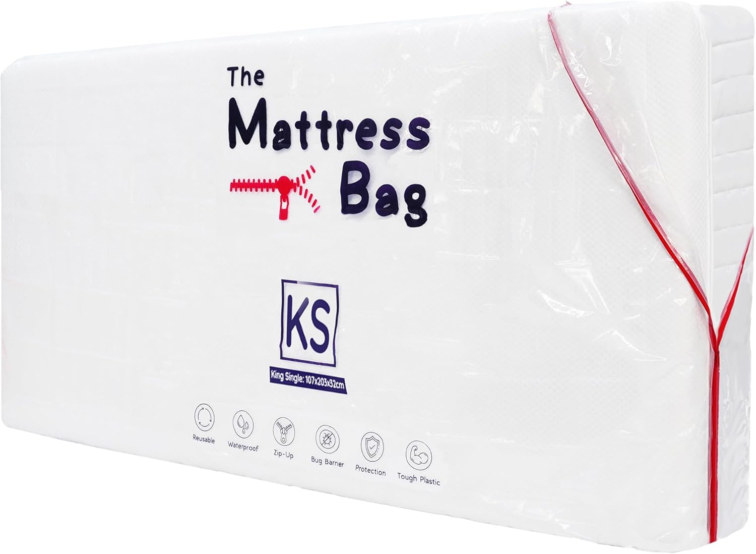 The Mattress Bag Thick Plastic Mattress Protector Cover 7 Different