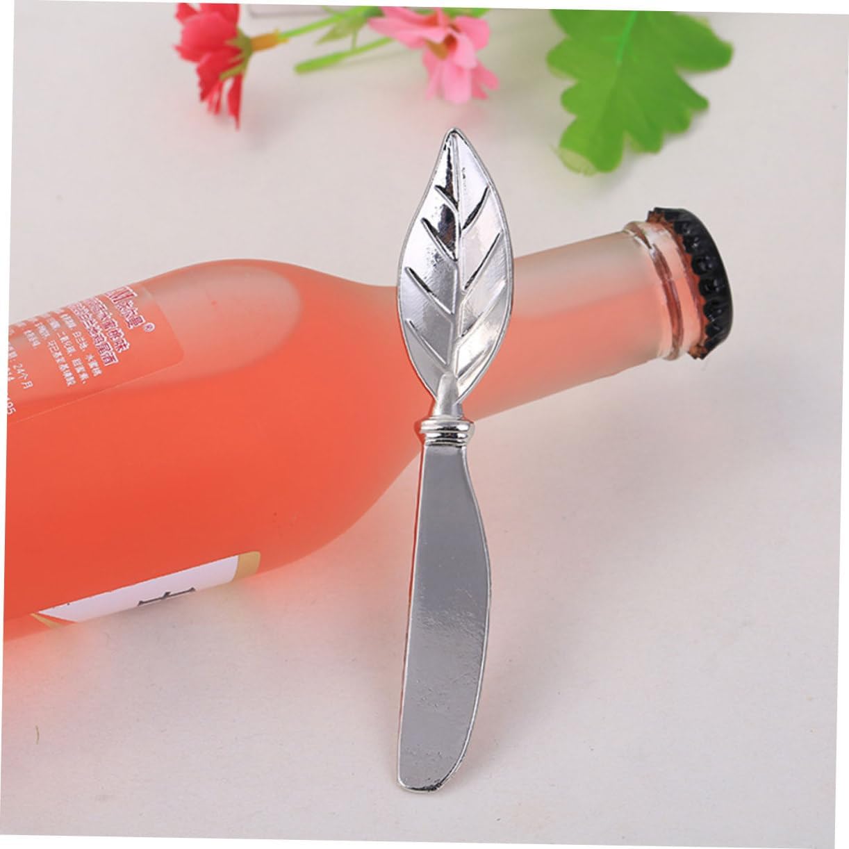 3pcs Leaf Shaped Butter Knives Zinc Alloy Cheese Spreader Set