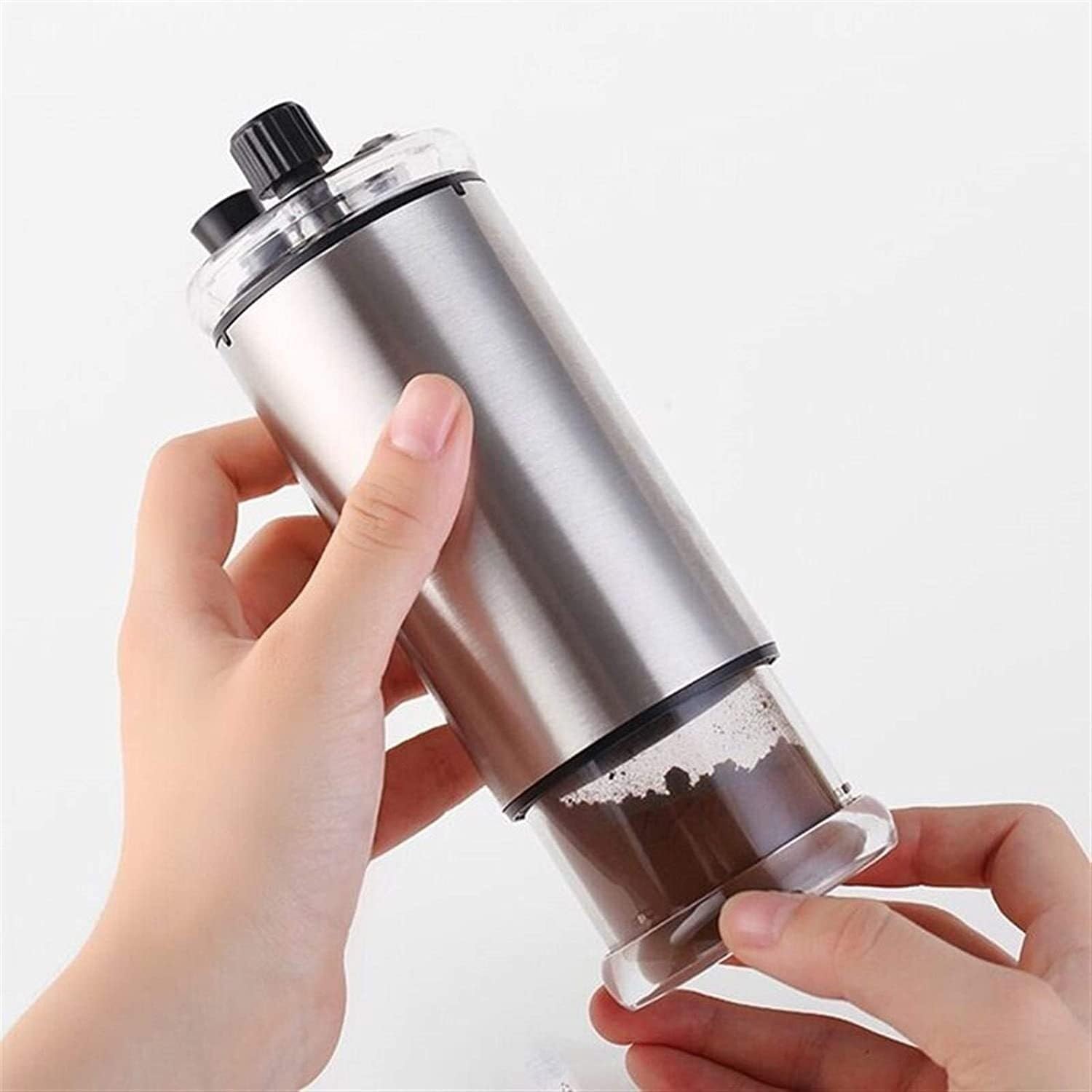 French Press Ręczny młynek do kawy ze stali nierdzewnej ręcznie robiony ziaren korba ręczna mielenie Dzbanek Kawy