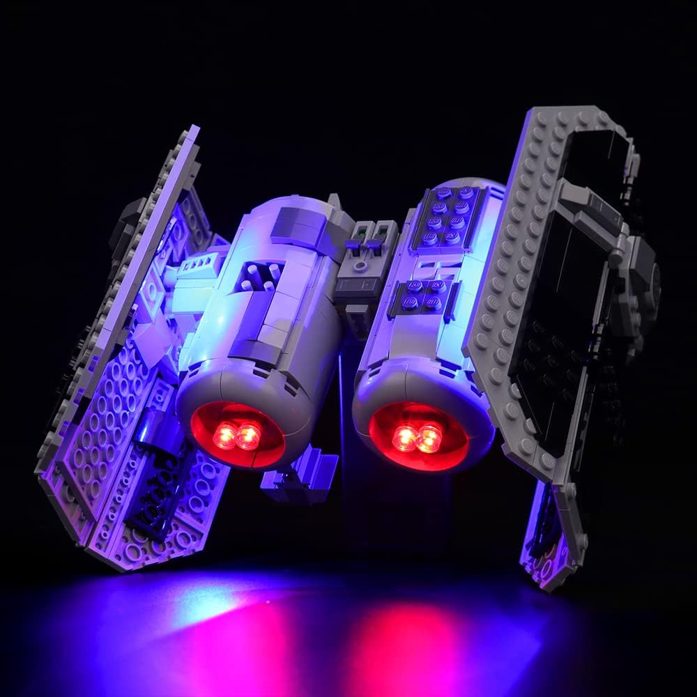 LocoLee LED Light Set Compatible with Lego Tie Bomb LED Lighting Set Compatible with LEGO 75347 Tie Bomber - Only Lights Set No Model
