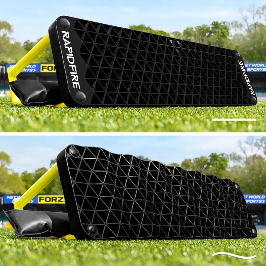 FORZA Wave Soccer Rebounder – Il tabellone di Rimbalzo 4 in 1 Numero 1 al Mondo – Montaggio in 2 Minuti + Design indistruttibile – Acquista, Gioca per Sempre! [Standard o XL]