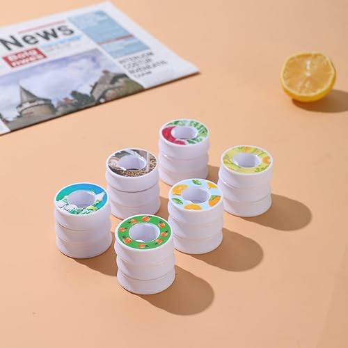 Miniatura 2 de 19 cápsulas de sabor de aire para botella de agua, anillos de fragancia de frutas, cápsulas de sabor reciclables, compatibles con botella de agua de