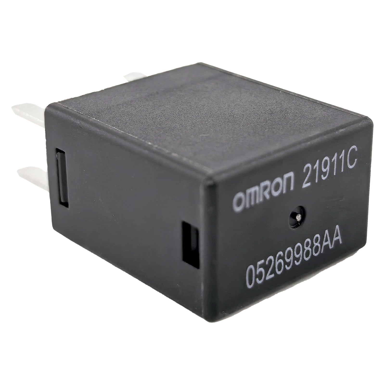 Paquete de 3 relés 21911C 05269988AA - Relé automotriz SPDT de 5 pines de 40 A 12 V CC - Compatible con vehículos Chrysler/Jeep seleccionados (para Jeep Wrangler, Dodge Ram) - Fija el ventilador de