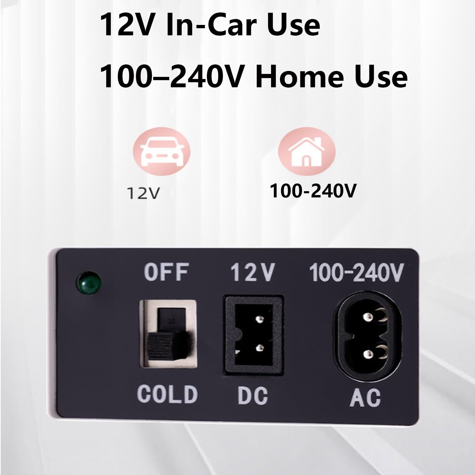Lodówka Kosmetyczna Z Lusterkiem Z Podświetleniem LED, 12 V/220 V