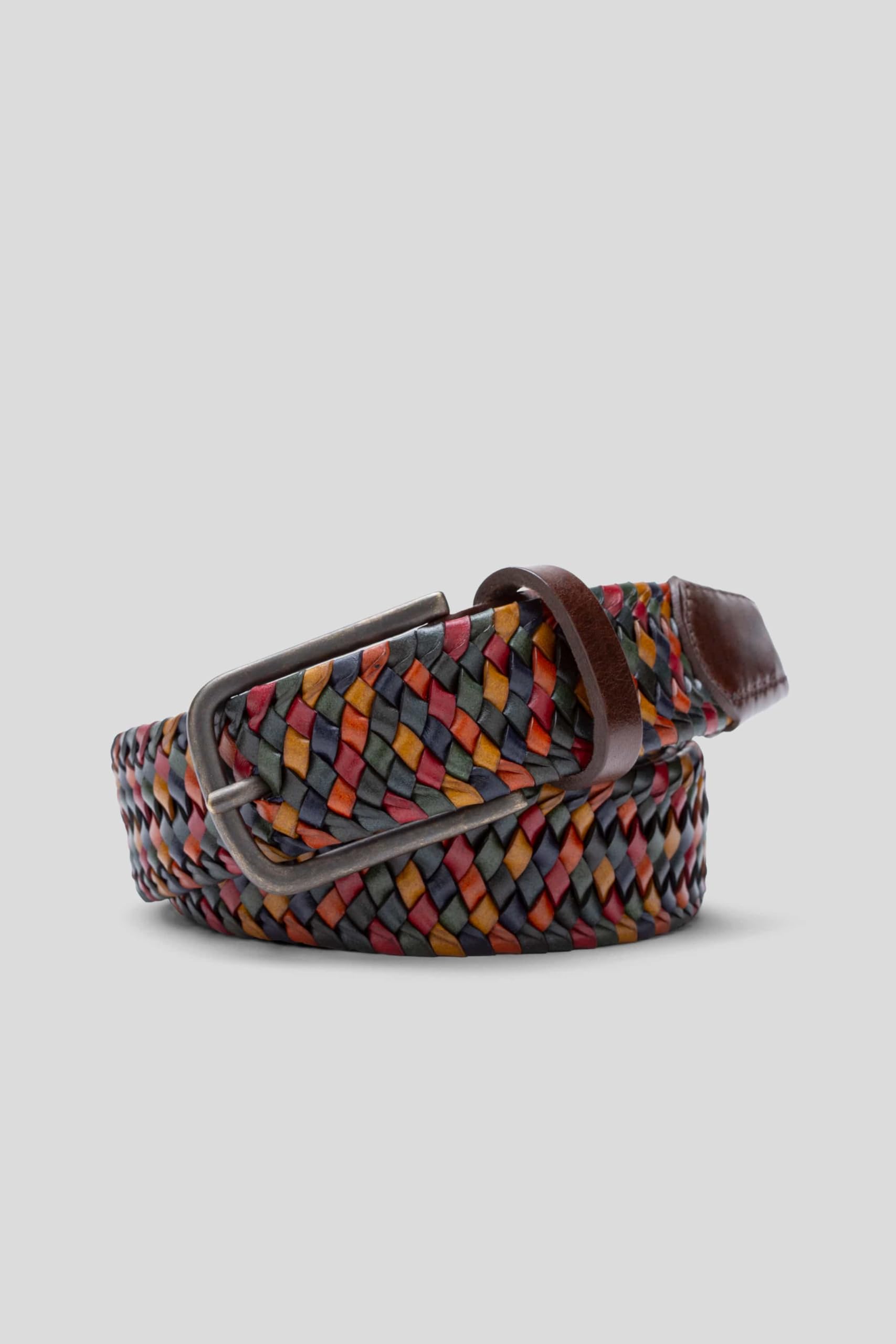 MEYER Cintura in pelle intrecciata