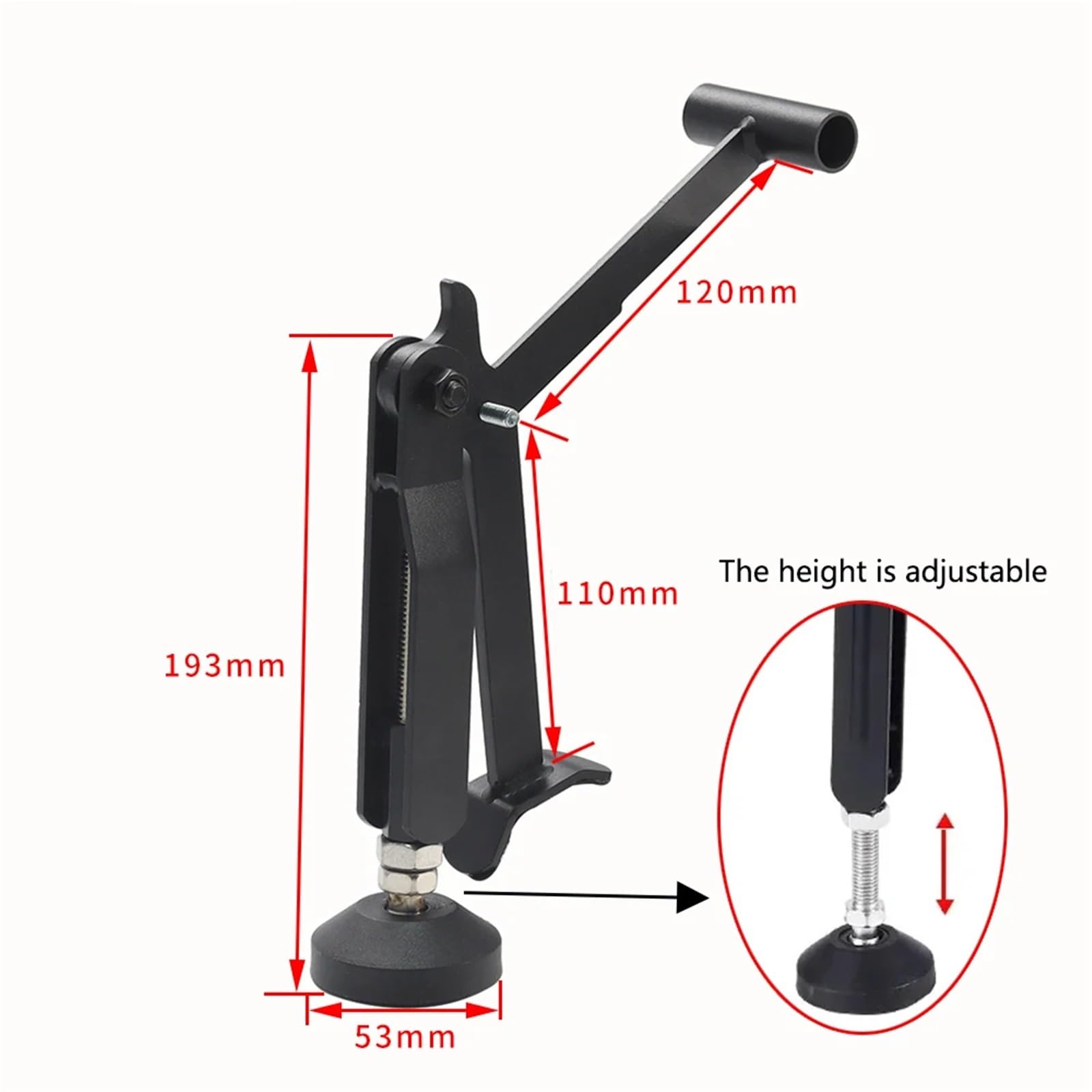 adapter podpórki Stabilny podnośnik wahacza składany do motocykla terenowego przenośna rama podnosząca koło motocyklowe podpórka boczna padok