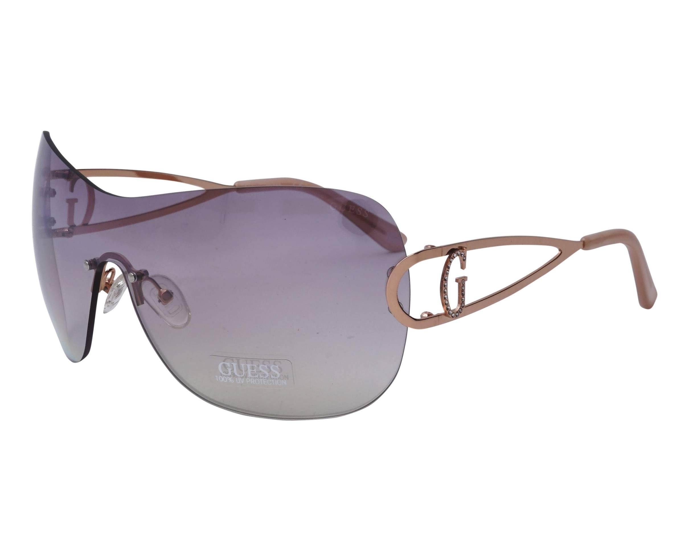 GUESS Factory Oversized Logo Shield Sunglasses