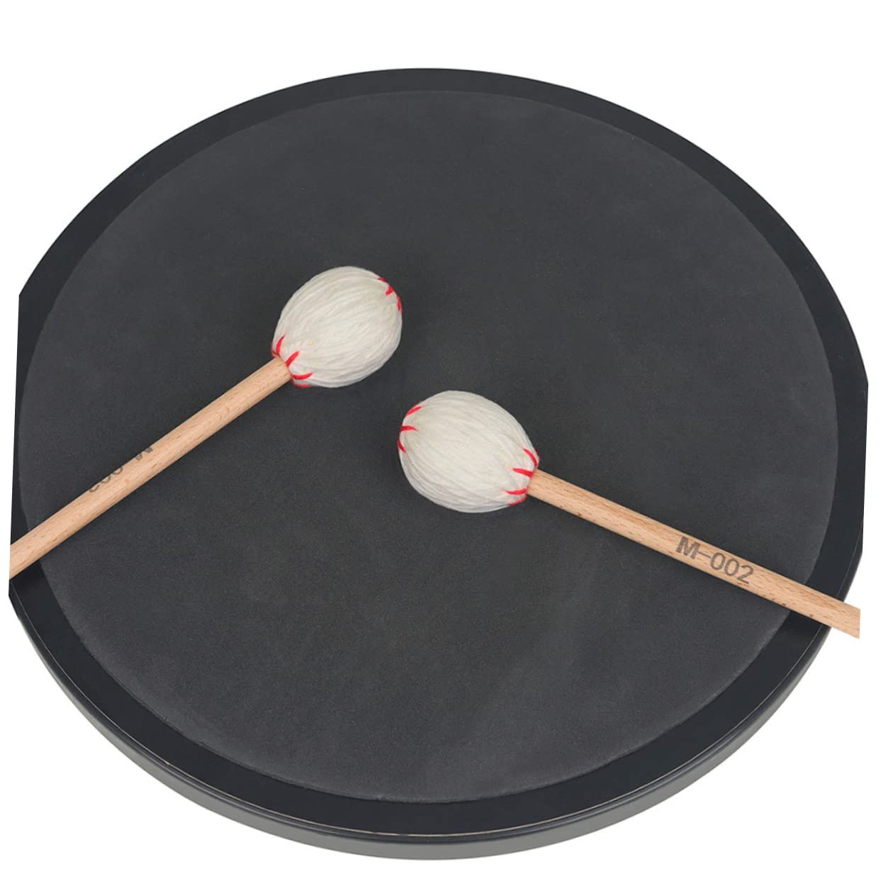 TOYANDONA 2 Stück Professionelle Marimba Hämmer Trommelschlägel aus Robustem Ahornholz mit Langem Griff für Schlaginstrumente