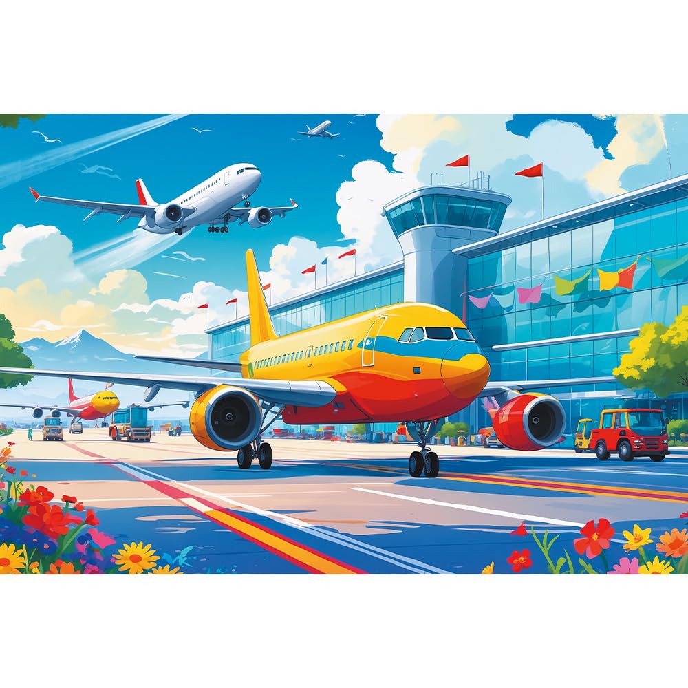Trefl - Król Przestworzy - Puzzle 100 Elementów - Układanka z Samolotami, Kreatywna Rozrywka, Zabawa dla Dzieci od 5 lat
