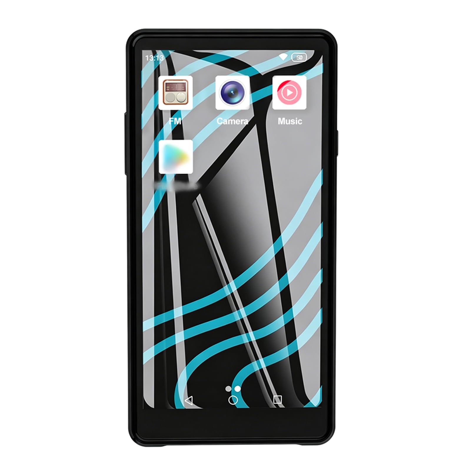 Reproductor MP3 con Pantalla Táctil de 4,99 Pulgadas Bluetooth 5.0 con Vídeo 1080P Cámara de 16 MP ROM de 64 GB, Reproductor de Música Portátil para Lectura de Libros Electrónicos de y Vídeo,