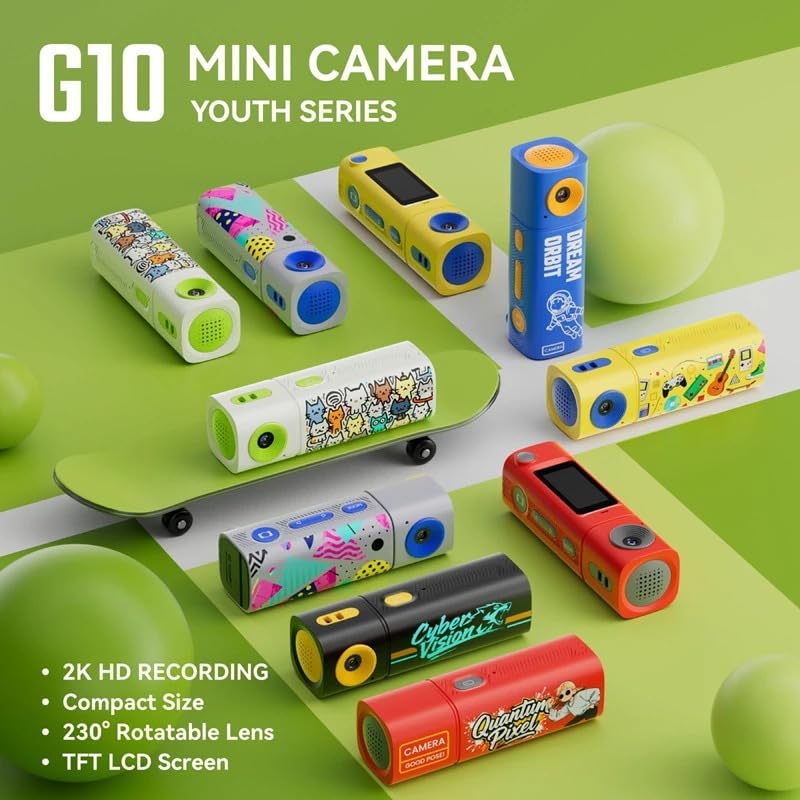 Amazon.com : 2K Digital Camera G10 TFT LCD Screen Keychain Camera