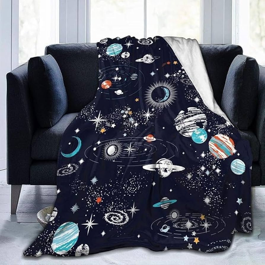 NANGA　STARRY SKY BLANKET Amazon.com: SARA NELL Space Blanket for Kids, Space