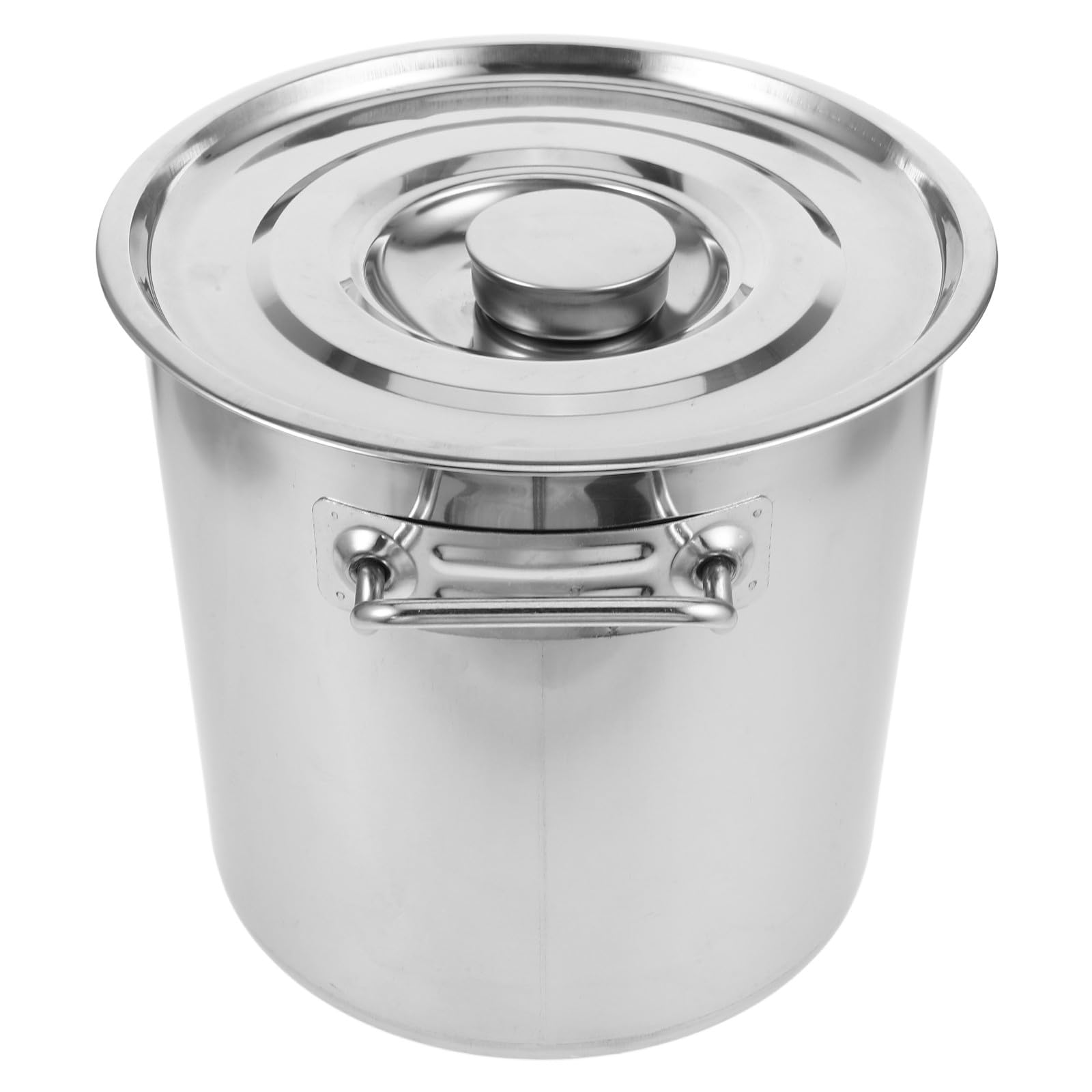 Marmite acier inoxydable 11,5l robuste avec couvercle pour vos soupes maison