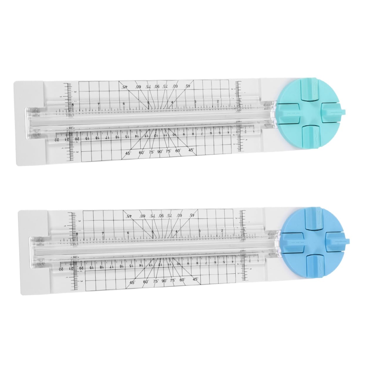 Massicot pour Scrapbooking, Coupe-papier de Précision, Léger, Opération Sûre, pour Papier D’emballage et Loisirs Créatifs, 2 Pièces