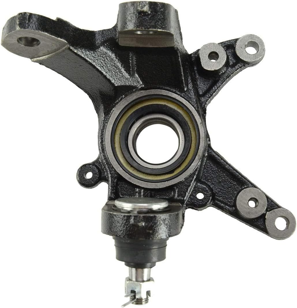 A-Premium Front Left Suspension Steering Knuckle Spindle with Ball Joint Compatible with Honda TRX420 2007-2014, Driver Side