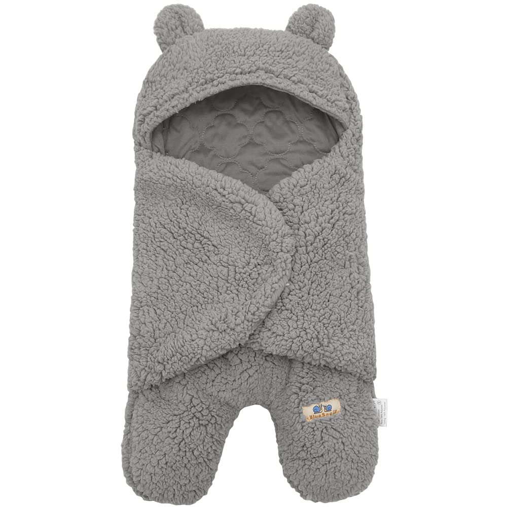 BlueSnail Newborn Receiving Blanket Baby Sleeping Wrap Swaddle(0-3M, 8-13lbs,Light Gray) BlueSnail Newborn Receiving Blanket Baby Sleeping Wrap Swaddle(0-3M, 8-13lbs,Light Gray)
