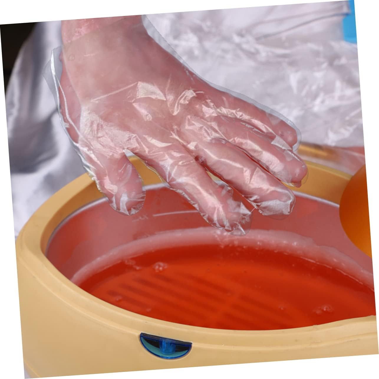 VALICLUD 1 Set Hand Care and Foot Care Gloves Moisturizing Accessory for Exfoliating Scrub Supplies and Material Reusable and Washable for Home Salon Use Random Color