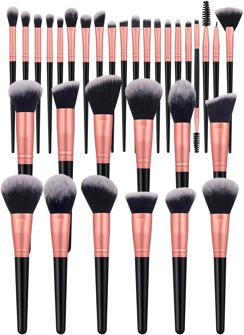 32pcs Soft to Touch makeup brush sets powder makeup brush Blush Brush Eyeshadow Brush For Daily Makeup On Face