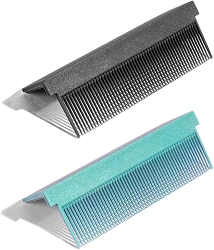 Miniatura 5 de Peine para alisado de hierro plano, accesorio de peine de calor extraíble para plancha plana (negro y rojo)