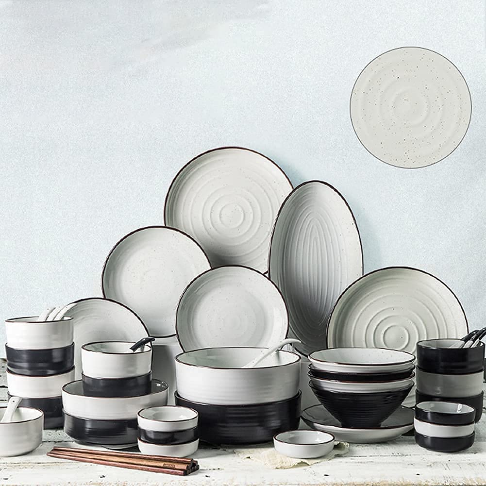 Amazon.com: 42-Pieces Dinnerware Sets, Japanese-Style Porcelain