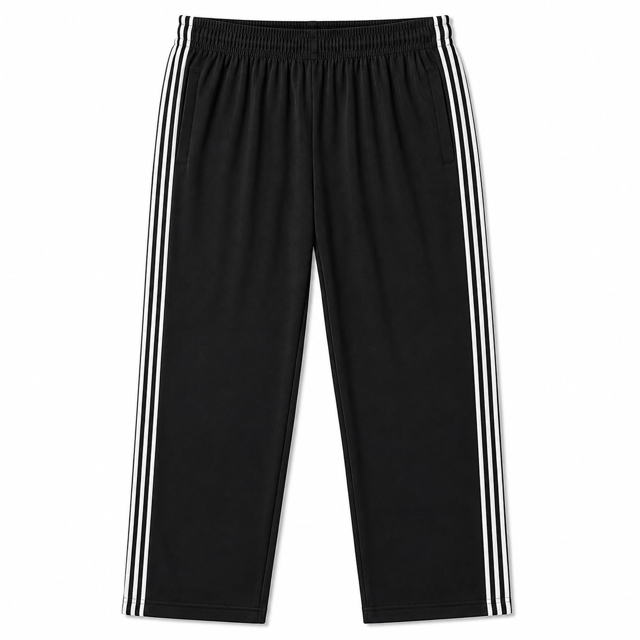 Men's Track Pants with Side Stripes | Elastic Waist Casual Joggers | Lightweight Athletic Lounge Pants for Gym, Running-picture-22