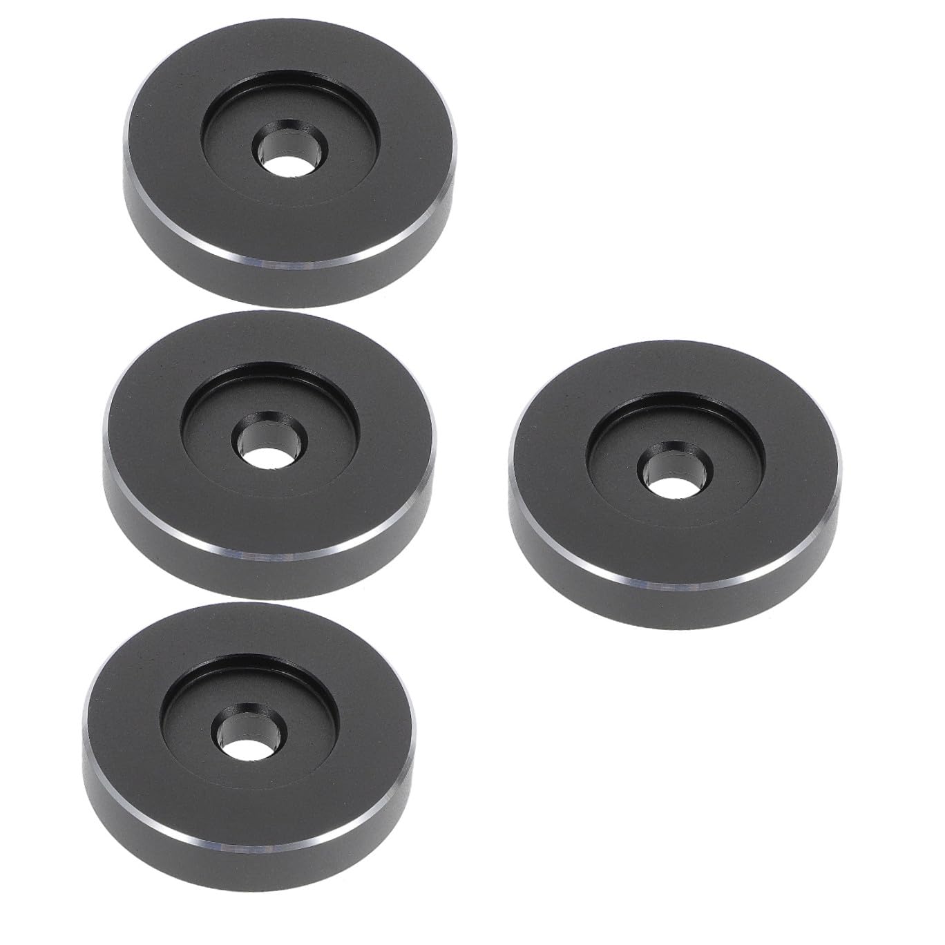 Gatuida 4 Pezzi Adattatore Convertitore 45 Dischi In Vinile Giradischi Adattatore Singolo Da 7 Pollici Adattatore Per Vinile Da 7 Pollici Adattatore 45 Giri Adattatore Per Dischi In
