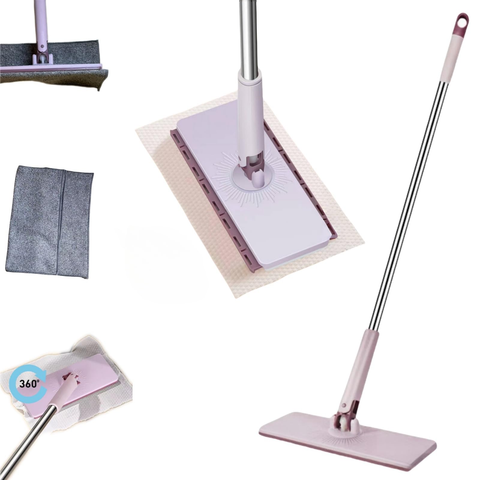 Amazon｜JoyNow クイックルワイパー 本体 モップ 拭き掃除 自動布替え