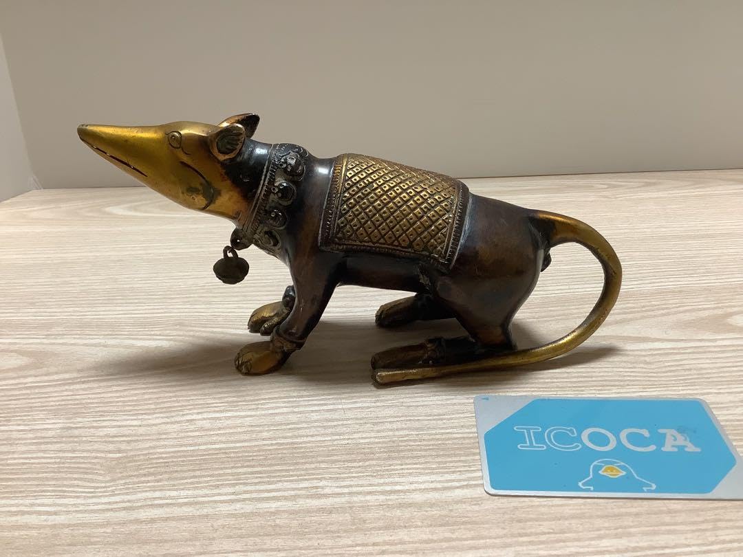 《 チベット密教　ヒンドゥー教　新品 》 マウス　幸運の使い　真鍮　約1420g Amazon.co.jp: 《 チベット密教 ヒンドゥー教 》 マウス 幸運の使い